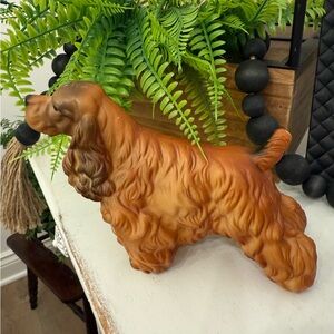 Vintage Cocker Spaniel Figurine plastic made
In Hong Kong